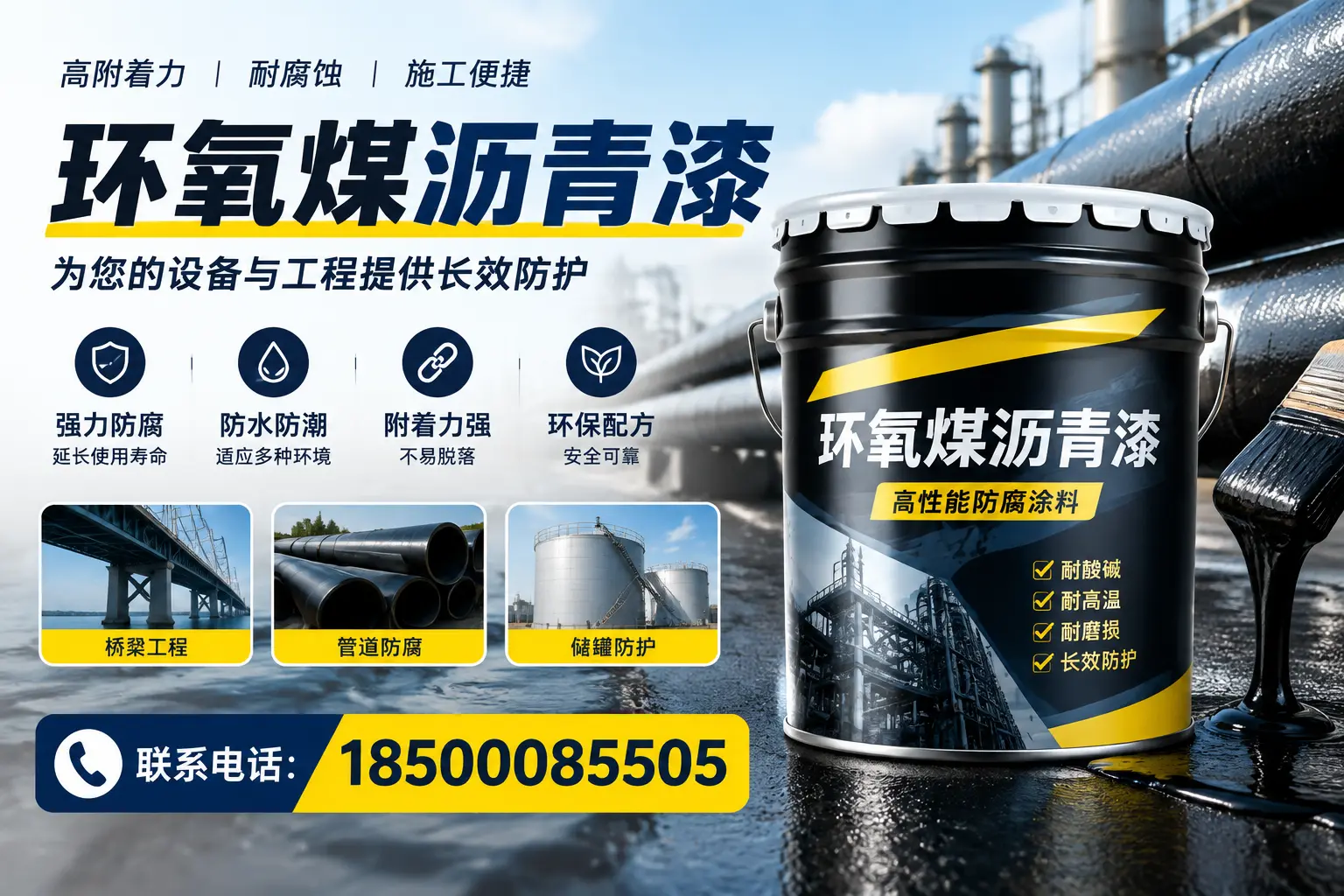 环氧煤沥青漆与其他涂料的对比分析，助力防城港企业决策